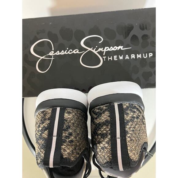 NEW Jessica Simpson JA-FARAHH Women Walking Shoes Python Fabric Sz 8M - Picture 8 of 9